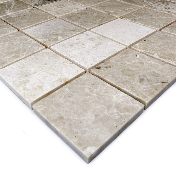 Мозаїка з мармуру Матова МКР-3СН (47x47) Victoria Beige МВ