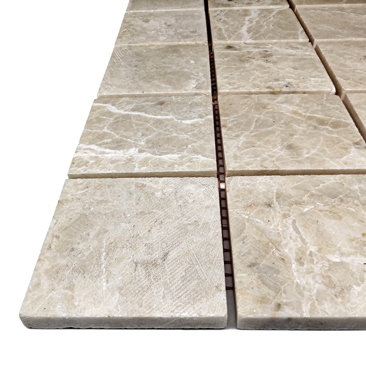 Мозаїка з мармуру Матова МКР-3СН (47x47) Victoria Beige МВ