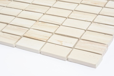 Мозаика из керамогранита Kotto Ceramica MI7 23460104C Beige 300 x 300 х 7 (прямоугольник 23 x 46)