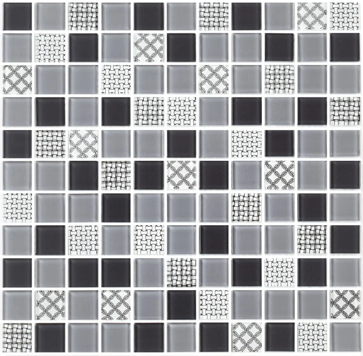 Мозаика керамическая Kotto Ceramica GM 4053 C3 Gray m/Gray w/Structure  300 х 300 х 4   ( 25 х 25 )