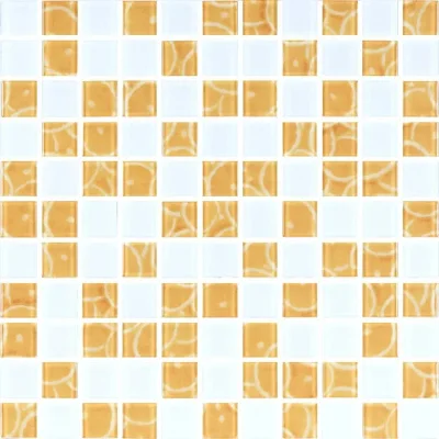 Мозаика стеклянная Kotto Ceramica GMP 0425040 С2 print 25/white mat  300 x 300 х 4    ( 25 х 25 )