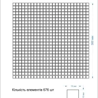 Мозаїка з керамограніту Kotto Ceramica MI7 10100610C Salino 300 x 300 х 10 (кубок 10 x 10)