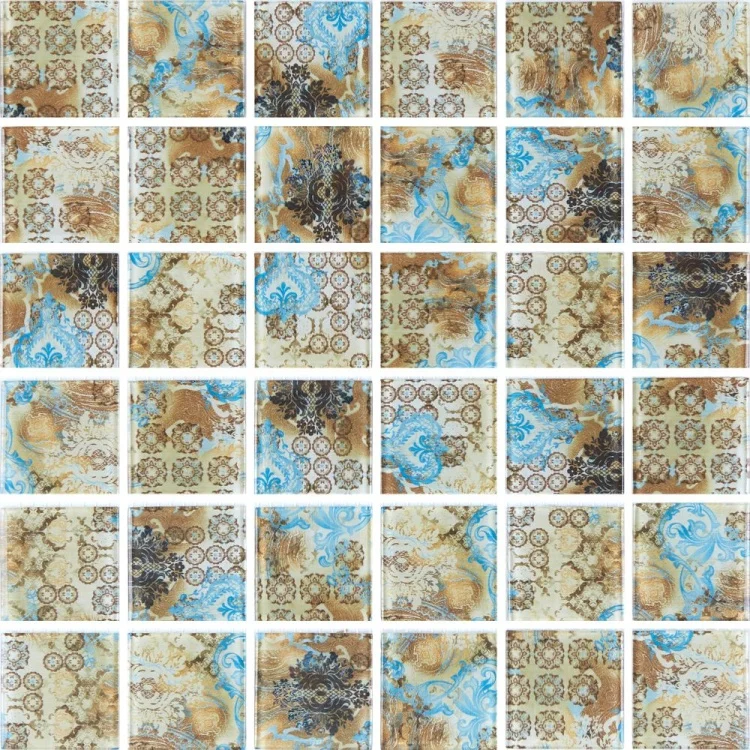 Мозаїка скляна Kotto Ceramica GMP 0448028 З print 34 300x300 300 x 300 х 4 ( 48 х 48 )