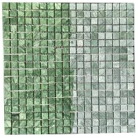 Мозаїка з мармуру Матова МКР-4СВ (15x15) Verde Guatemala