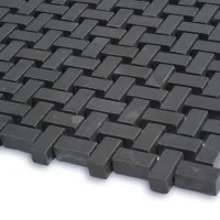 Мозаїка з керамограніту Kotto Ceramica MI7 10200406C Nero 300 x 300 х 10 (прямокутник 10 x 20)