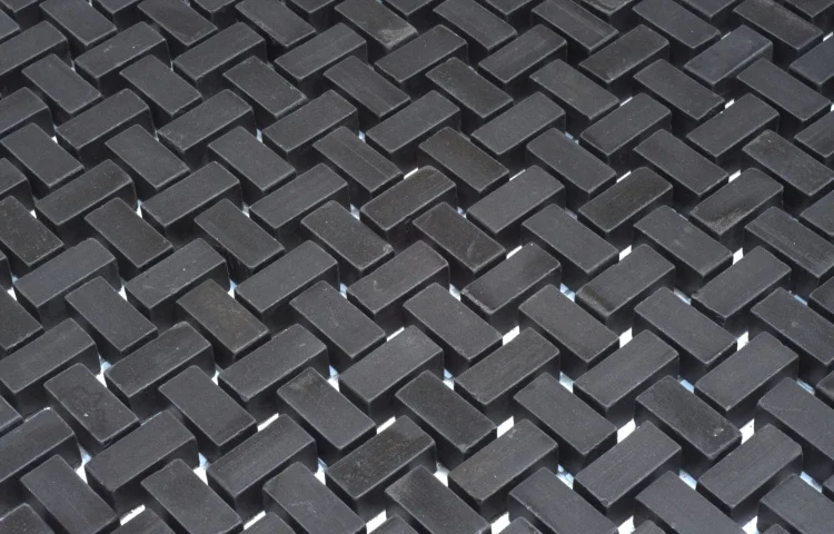 Мозаїка з керамограніту Kotto Ceramica MI7 10200406C Nero 300 x 300 х 10 (прямокутник 10 x 20)