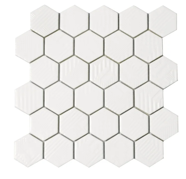 Мозаика керамическая Kotto Ceramica HEXAGON HST 6024 White 295х295х9