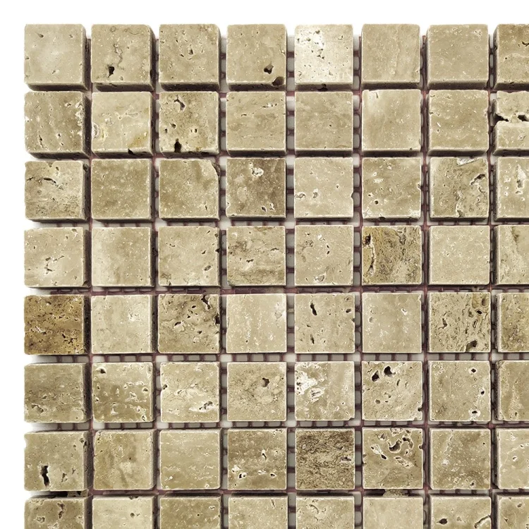 Мозаїка з травертину Полірована МКР-4П (15x15) Travertine Classic