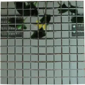 Мозаика зеркальная DecorStoneHub Zs-1inch-G графитовая 304х304 мм дюймовая для потолка спальни