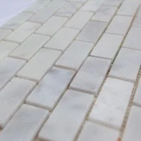 Мозаїка з мармуру Полірована МКР-11П (47x23) White BI