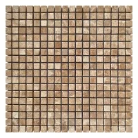 Мозаика из мрамора Матовая МКР-4СВ (15x15) Emperador Light