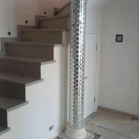 Мозаїка дзеркальна DecorStoneHub Zs-mix-ZS срібляста з сатином 330х330 мм шаховий візерунок на стіну