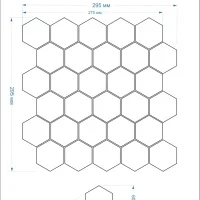 Мозаїка керамічна Kotto Ceramica HEXAGON HP 6029 295 х 295 х 9