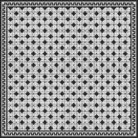 Мозаика из керамогранита Kotto Ceramica MI7 K060601 Eleganza фриз Nero/Salino