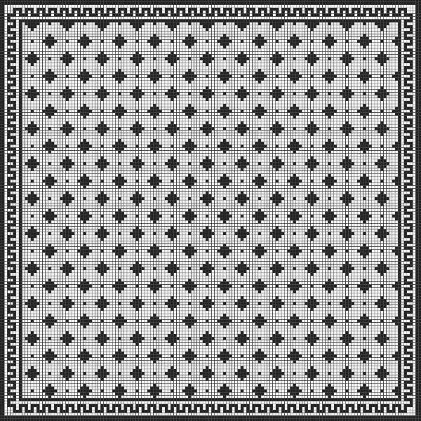 Мозаика из керамогранита Kotto Ceramica MI7 K060601 Eleganza фриз Nero/Salino