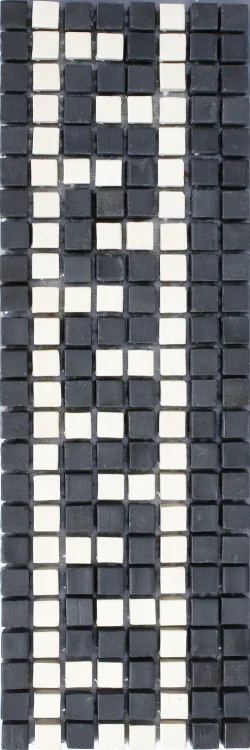 Мозаика из керамогранита Kotto Ceramica MI7 K060601 Eleganza фриз Nero/Salino