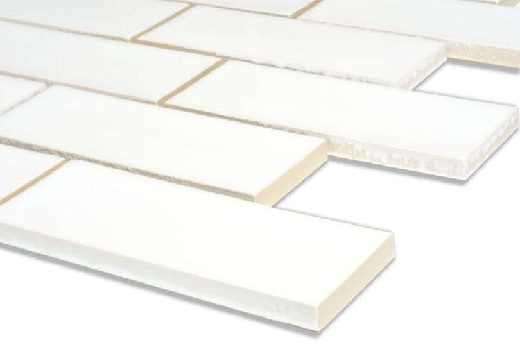 Мозаїка керамічна Kotto Ceramica BRICK B 6024 White 300x300х9 (48х124) 0,075 м2