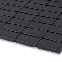 Мозаика из керамогранита Kotto Ceramica MI7 23460106C Nero 300 x 300 х 7 (прямоугольник 23 x 46)