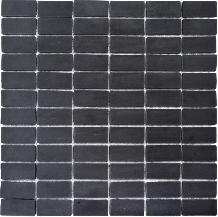 Мозаика из керамогранита Kotto Ceramica MI7 23460106C Nero 300 x 300 х 7 (прямоугольник 23 x 46)
