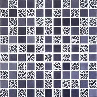 Мозаика стеклянная Kotto Ceramica GMP 0825010 С2 print 10/black mat   300 x 300 х 8   ( 25 х 25 )