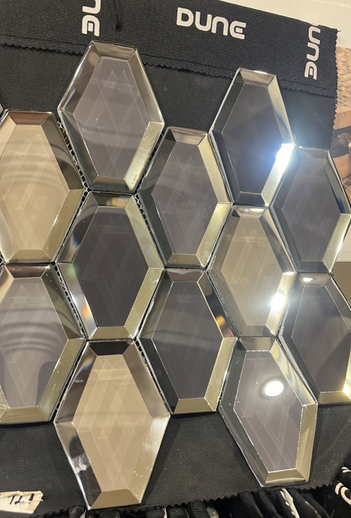 Мозаїка Dune 187965 Summum 25*32 скляна сіро-синя