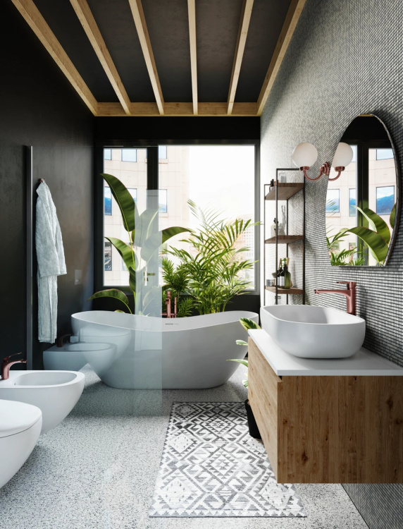Мозаика из керамогранита Kotto Ceramica MI7 10100601C Grigo Caldo 300 x 300 х 10   ( кубик 10 x 10 )