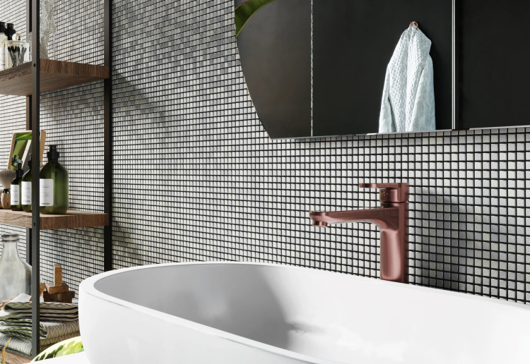 Мозаика из керамогранита Kotto Ceramica MI7 10100601C Grigo Caldo 300 x 300 х 10   ( кубик 10 x 10 )