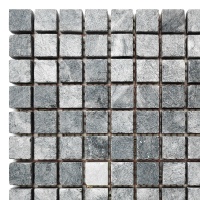 Мозаїка з мармуру Матова МКР-4СН (15x15) Black