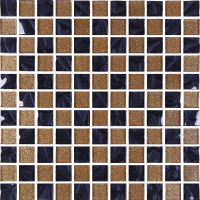 Мозаика керамическая Kotto Ceramica GM 8013 CC Brown Gold/Black pearl S4/  300 х 300 х 8   ( 25 х 25 )