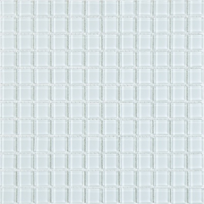 Мозаика стеклянная S-MOS A-10 Crystal White Mozaico De Lux