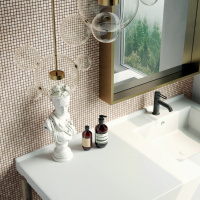 Мозаика из керамогранита Kotto Ceramica MI7 10100604C  Beige 300 x 300 х 10  ( кубик 10 x 10 )