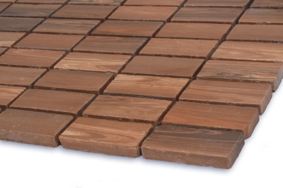 Мозаика из керамогранита Kotto Ceramica MI7 23460116C Noce 300 x 300 х 7 (прямоугольник 23 x 46)