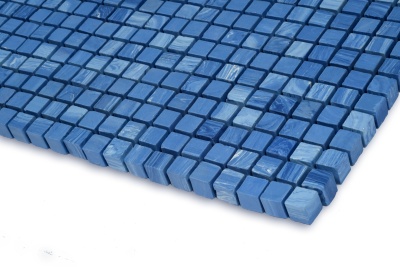 Мозаика из керамогранита Kotto Ceramica MI7 10100605C Oltremare 300 x 300 х 10   ( кубик 10 x 10 )