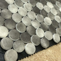 Мозаїка Dune 187662 Essential 31.5*29 сіра скляна