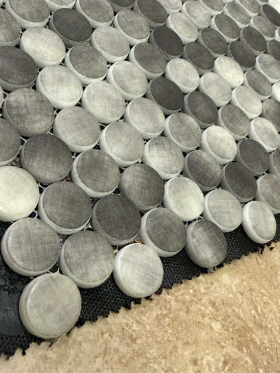 Мозаїка Dune 187662 Essential 31.5*29 сіра скляна