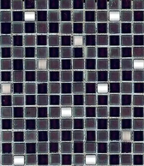 Мозаика Dune Eclipse 30*30 серая черная