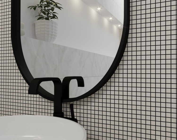 Мозаика из керамогранита Kotto Ceramica MI7 10100610C Salino 300 x 300 х 10   ( кубик 10 x 10 )