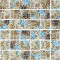 Мозаїка скляна Kotto Ceramica GMP 0448028 З print 34 300x300 300 x 300 х 4 ( 48 х 48 )