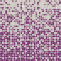 Мозаїка скляна АкваМо MX25-1-01-22-23 біло-фіолетова розтяжка градієнт 1912x317x4 мм в спа басейн хамам ванну
