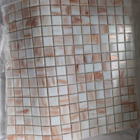 Мозаика стеклянная V-MOS JD003 Light Goldstone Mozaico De Lux