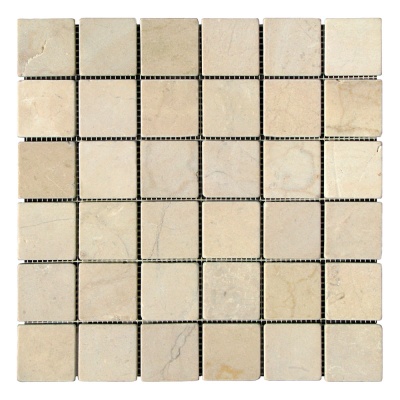 Мозаика из мрамора Матовая МКР-3СВ (47x47) Beige Mix