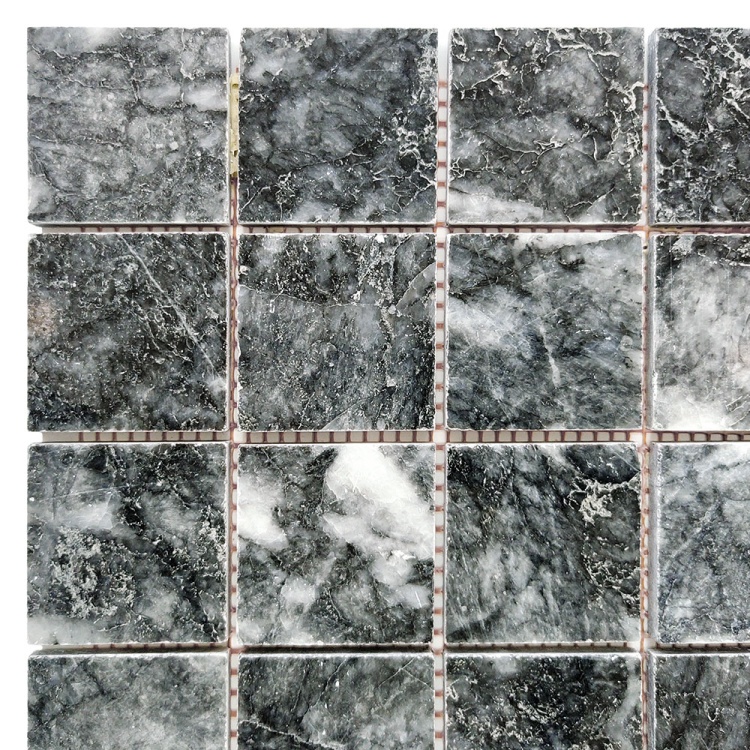 Мозаика из мрамора Полированная МКР-3П (47x47) Black