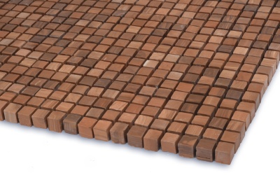 Мозаика из керамогранита Kotto Ceramica MI7 10100616C Noce 300 x 300 х 10   ( кубик 10 x 10 )