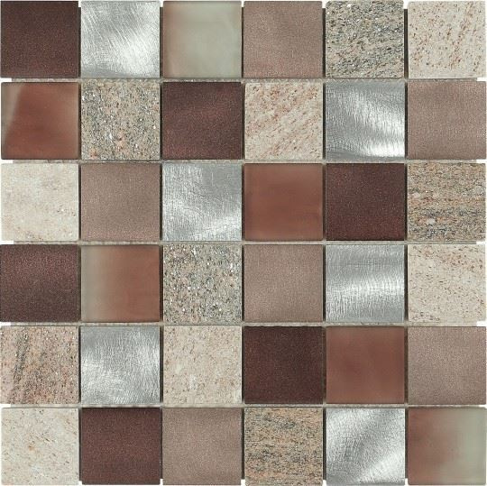 Мозаика Dune 187396 Magma Copper 29.8*29.8 коричневая