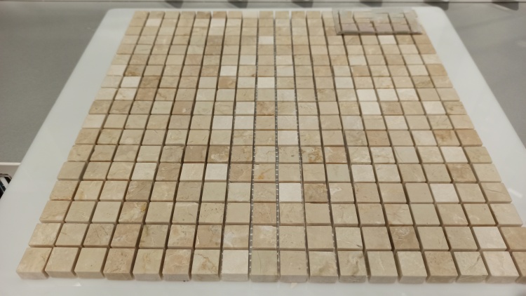 Мозаика Mozaico de Lux Stone C-MOS Botticino Pol