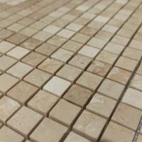 Мозаика Mozaico de Lux Stone C-MOS Botticino Pol