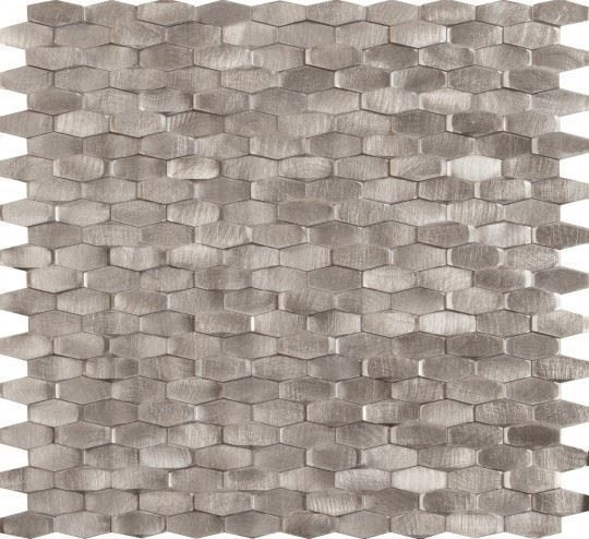 Мозаика Dune 187706 Halley Silver 28.4*30 серебряная металлическая
