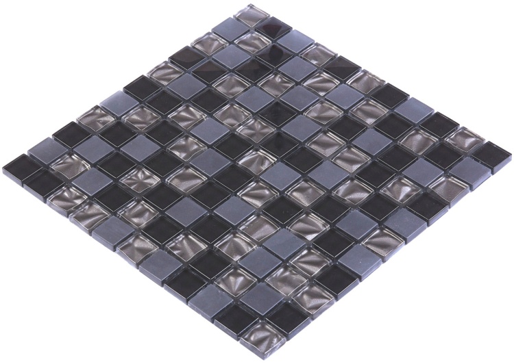 Мозаика керамическая Kotto Ceramica GM 8002 C3 imperial S4/Ceramik Black/Black 300 х 300 х 8   ( 25 х 25 )
