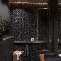 Мозаика керамическая Kotto Ceramica GM 8002 C3 imperial S4/Ceramik Black/Black 300 х 300 х 8   ( 25 х 25 )