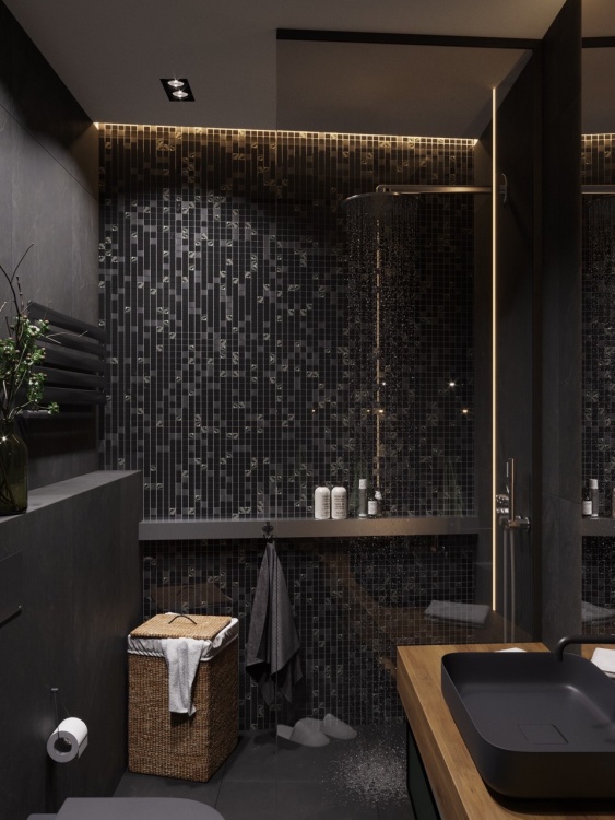 Мозаика керамическая Kotto Ceramica GM 8002 C3 imperial S4/Ceramik Black/Black 300 х 300 х 8   ( 25 х 25 )